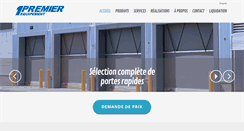 Desktop Screenshot of premierequipement.com